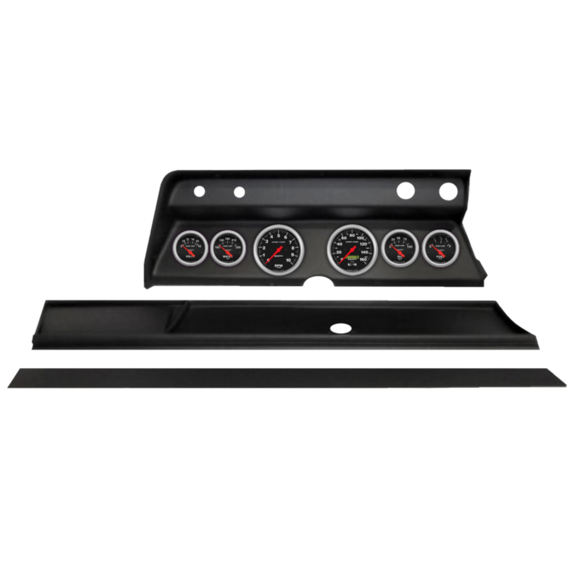 Picture of Autometer Sport-Comp Direct Fit Dash Kit 1966 Chevy Chevelle (2 x 3-3/8in. / 4 x 2-1/16in.)