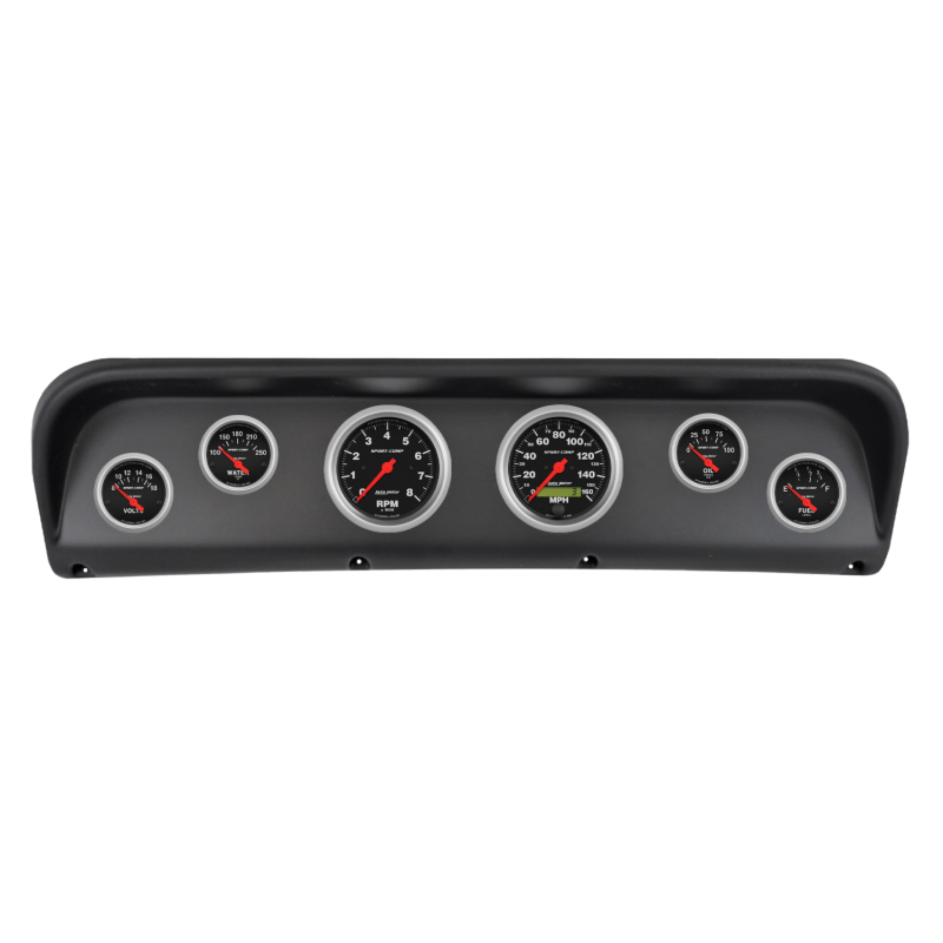Picture of Autometer Sport-Comp Direct Fit Dash Kit 67-72 Ford F100 (2 x 3-3/8in. / 4 x 2-1/16in.)
