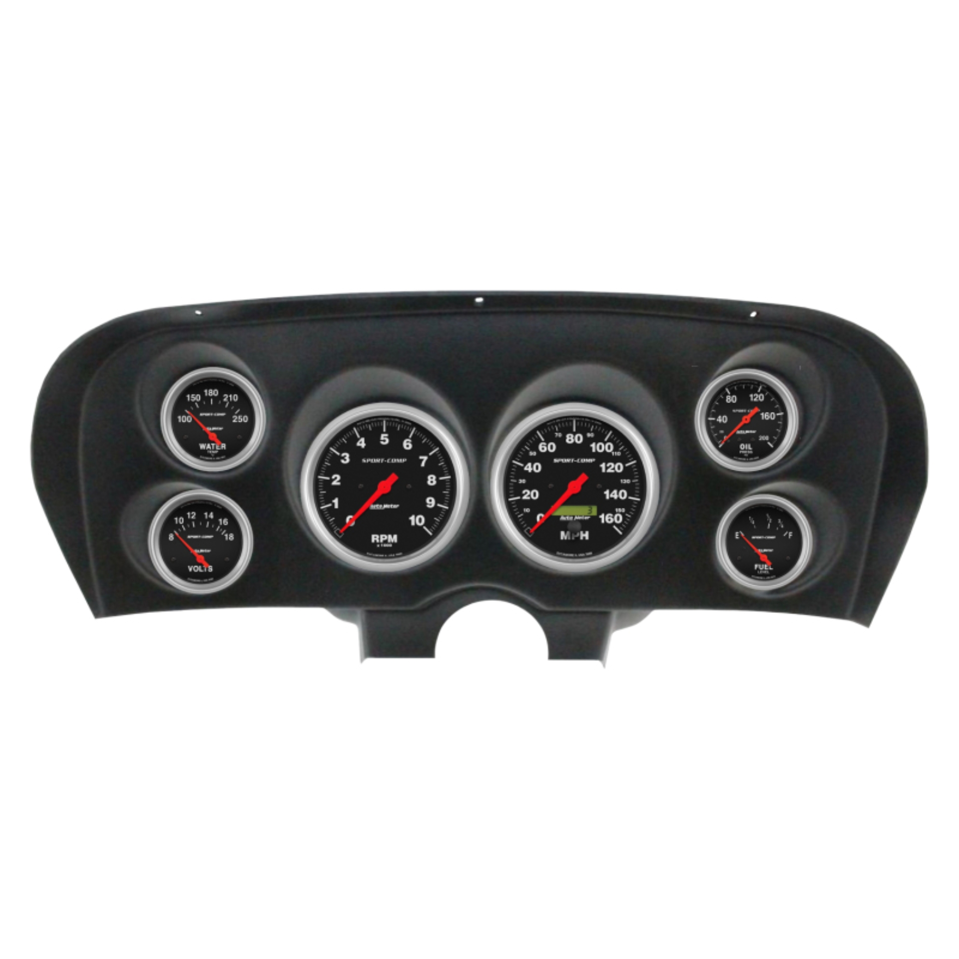 Picture of Autometer Sport-Comp Direct Fit Dash Kit 69-70 Ford Mustang (2 x 5in. / 4 x 2-5/8in.)