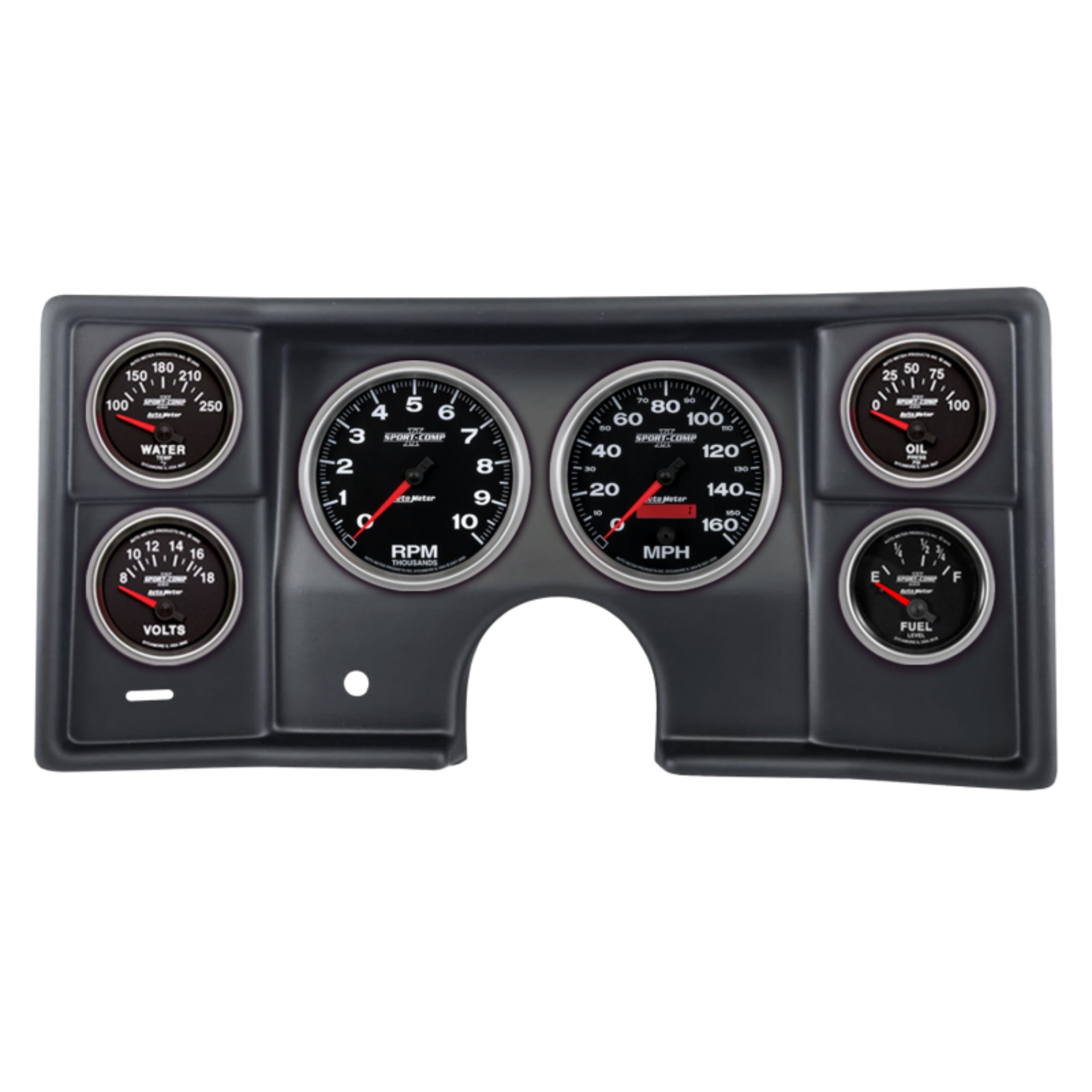Picture of Autometer Sport-Comp II Direct Fit Dash Kit 78-81 Malibu / El Camino (2 x 5in. / 4 x 2-5/8in.)