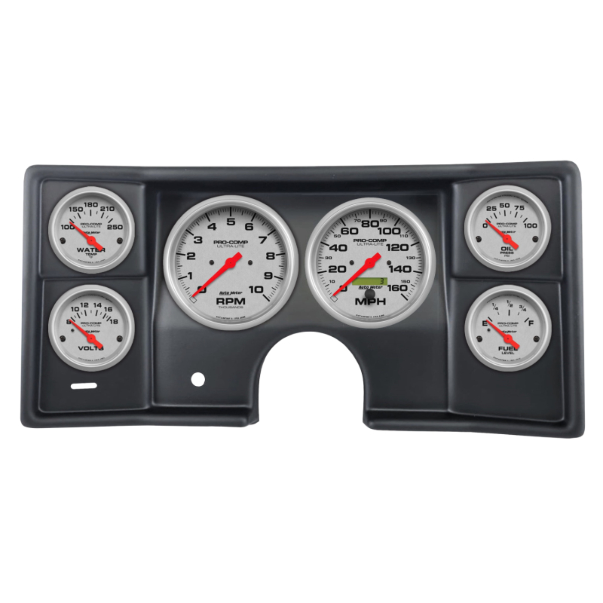 Picture of Autometer Ultra-Lite Direct Fit Dash Kit 78-81 Malibu / El Camino / Montecarlo (2 x 5in/4 x 2-5/8in)