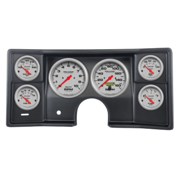 Picture of Autometer Ultra-Lite Direct Fit Dash Kit 78-81 Malibu / El Camino / Montecarlo (2 x 5in/4 x 2-5/8in)