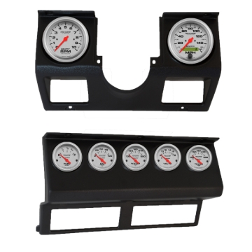 Picture of Autometer Ultra-Lite Direct Fit Dash Kit 87-96 Jeep Wrangler YJ (Tach/MPH/FL/OilP/WTMP/VLT/TRNS)
