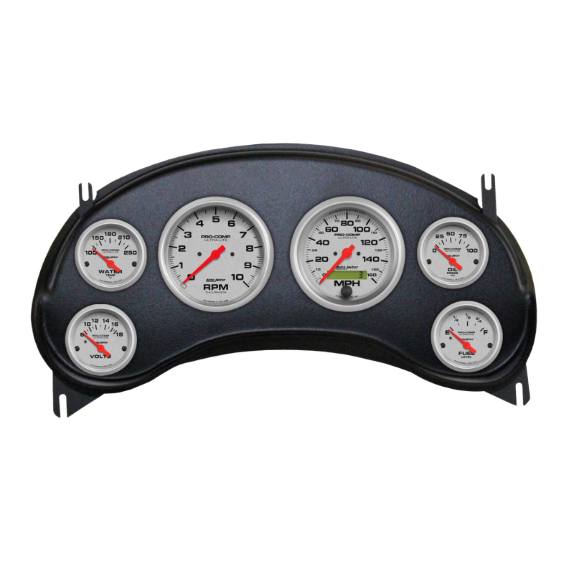 Picture of Autometer Ultra-Lite Direct Fit Dash Kit 98-04 Chevy S10 Truck (2 x 3-3/8in. / 4 x 2-1/16in.)