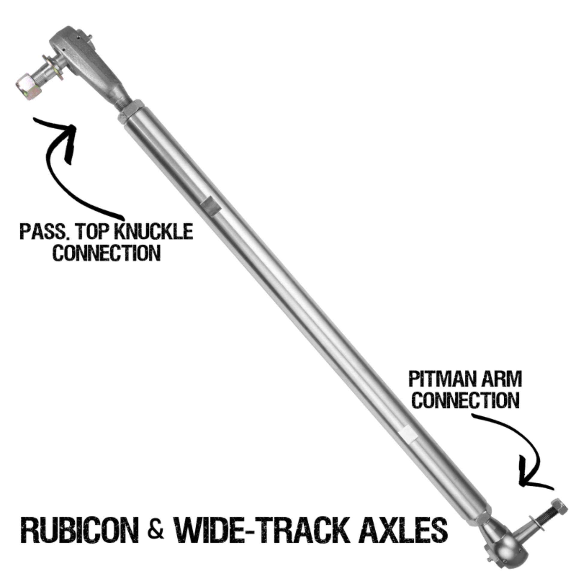 Picture of Rock Krawler 2018+ Jeep Wrangler (JL/JLU/JT Rubicon & Wide Track Axles) Pro-X Top Mount Drag Link