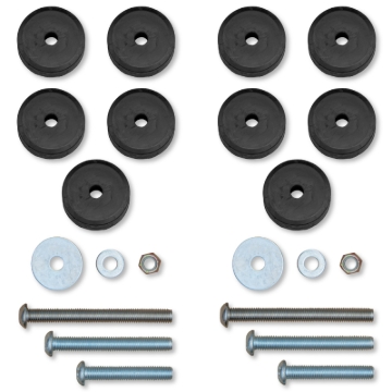 Picture of Rock Krawler 07-18 Jeep Wrangler JK/JKU / 97-06 Wrangler TJ Stackable Front & Rear Bump Stop Kit