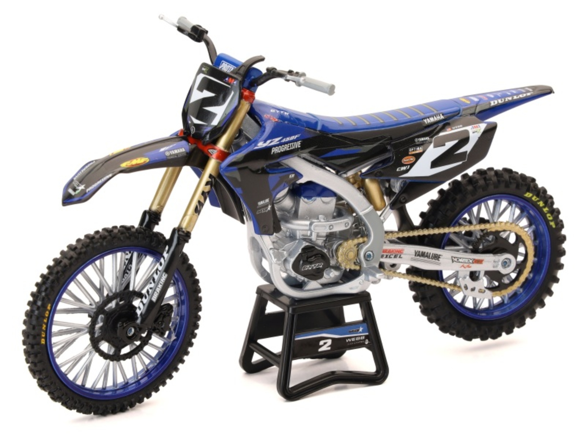 Picture of New Ray Toys Yamaha YZF450F Star Racing Team ( Cooper Webb #2)/Scale - 1:12