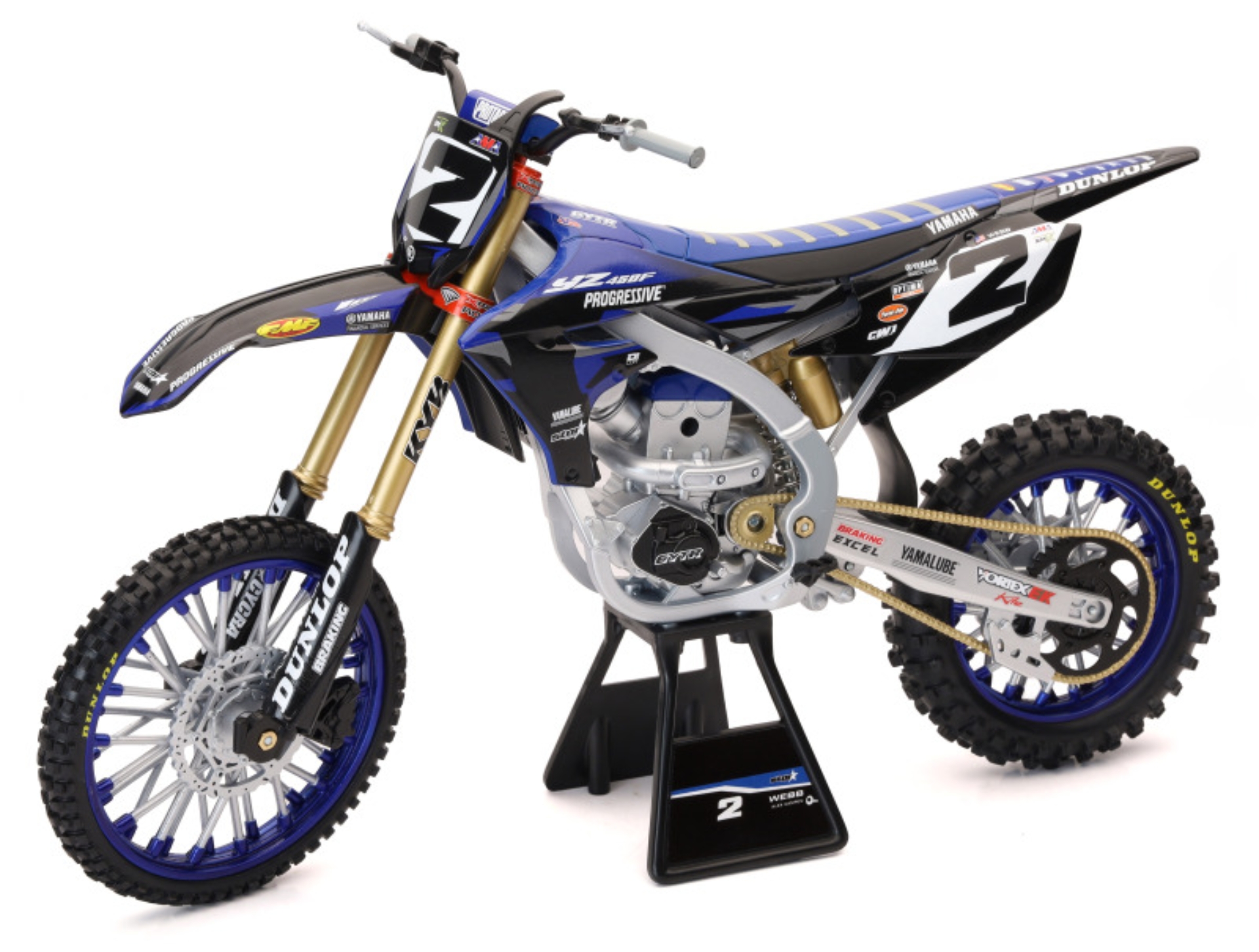 Picture of New Ray Toys Yamaha YZF450F Star Racing Team ( Cooper Webb #2)/Scale - 1:6