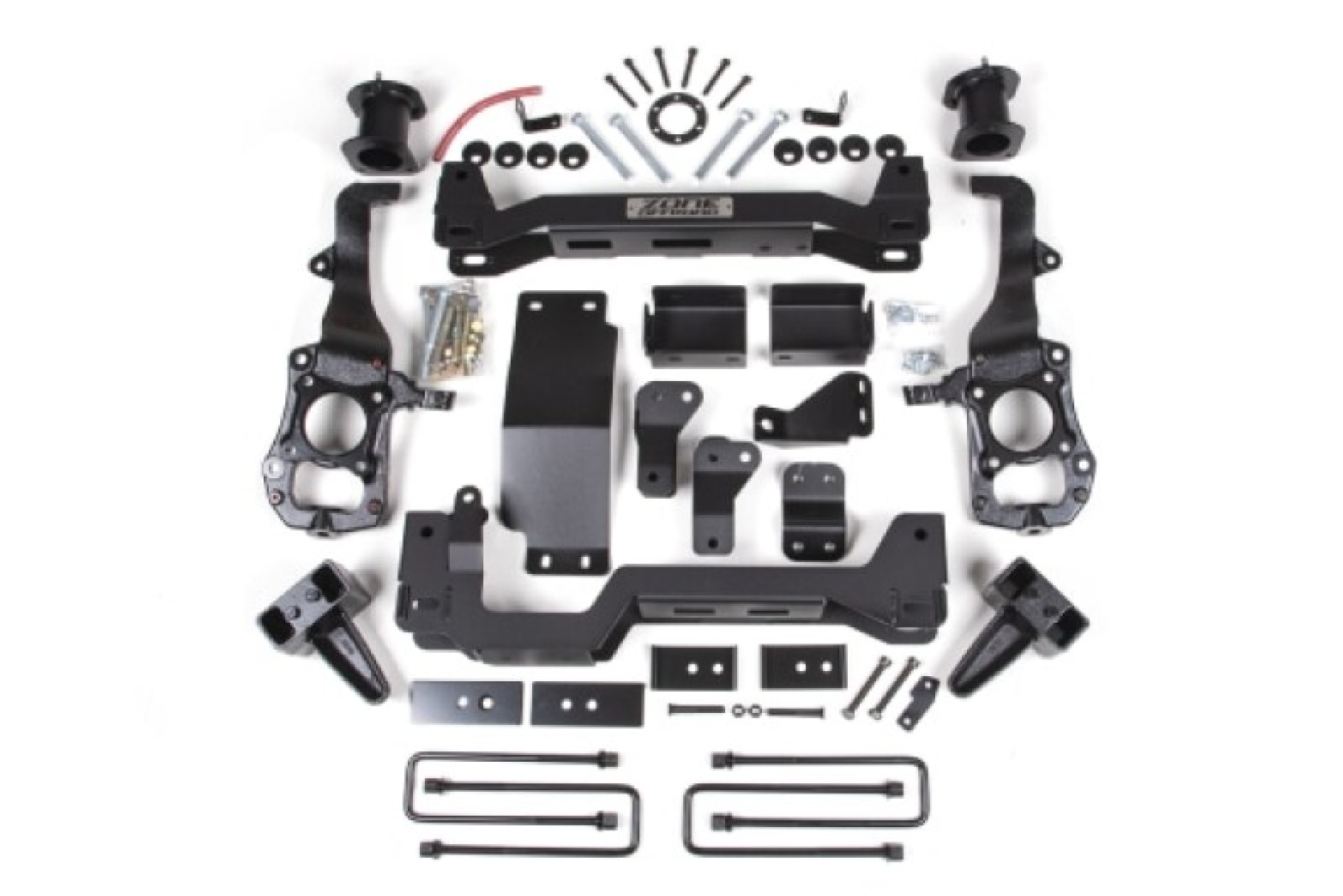 Picture of Zone Offroad 21-23 Ford F150 Tremor 4wd 5in. Suspension Lift Kit - 3in. Rear - Block - Spacer Front