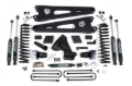 Picture of Zone Offroad 23-24 Ford F250/F350 4WD 7in Radius Arm Susp. Lift Kit - 4.5in Rear - Block - Nitro