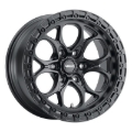 Picture of Weld 18x9 Ledge 6 6x139.7 ET-12 BS 4.5 Satin Black / Satin Black Ring 106.1