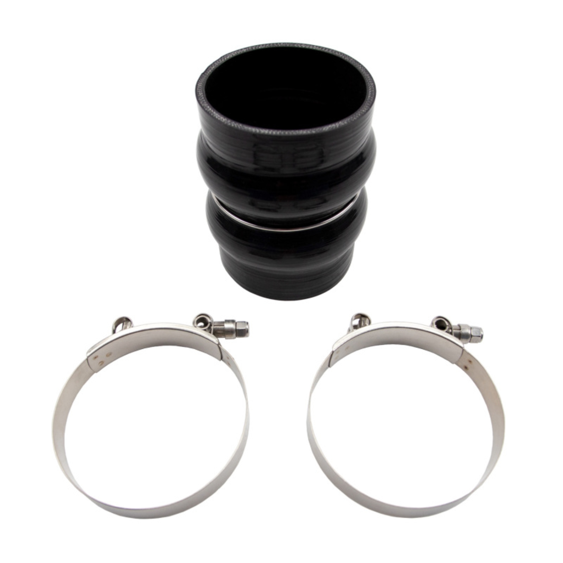 Picture of Wehrli 3.5in ID x 5in Long Silicone Hump Boot and Clamp Kit