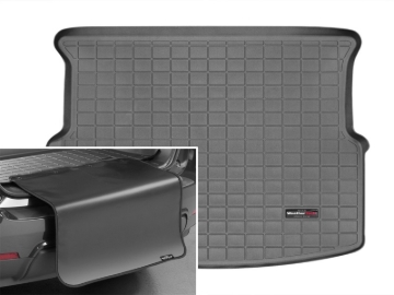 Picture of WeatherTech 05-12 Ford Escape Cargo Liner w/ Bumper Protector - Black