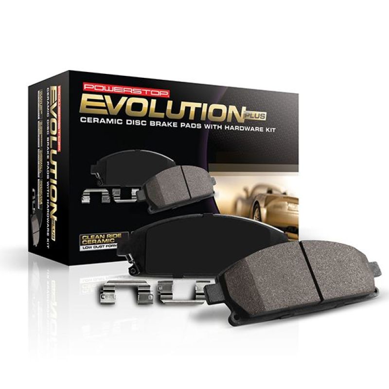 Picture of Power Stop 2010 BMW 550i GT xDrive Front Z17 Evo Ceramic Brake Pad w/Hardware