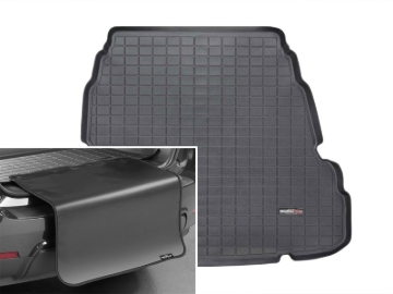 Picture of WeatherTech 12-14 Hyundai Azera Cargo Liner w/ Bumper Protector - Black