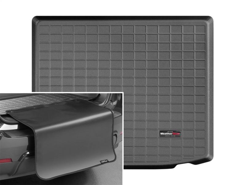 Picture of WeatherTech 14+ Jeep Cherokee Cargo Liner w/ Bumper Protector - Black
