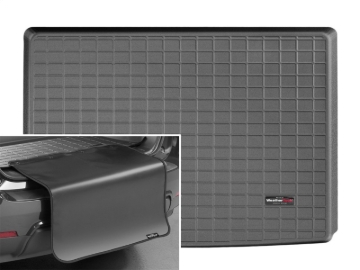 Picture of WeatherTech 15+ Cadillac Escalade ESV Cargo Liner w/ Bumper Protector - Black
