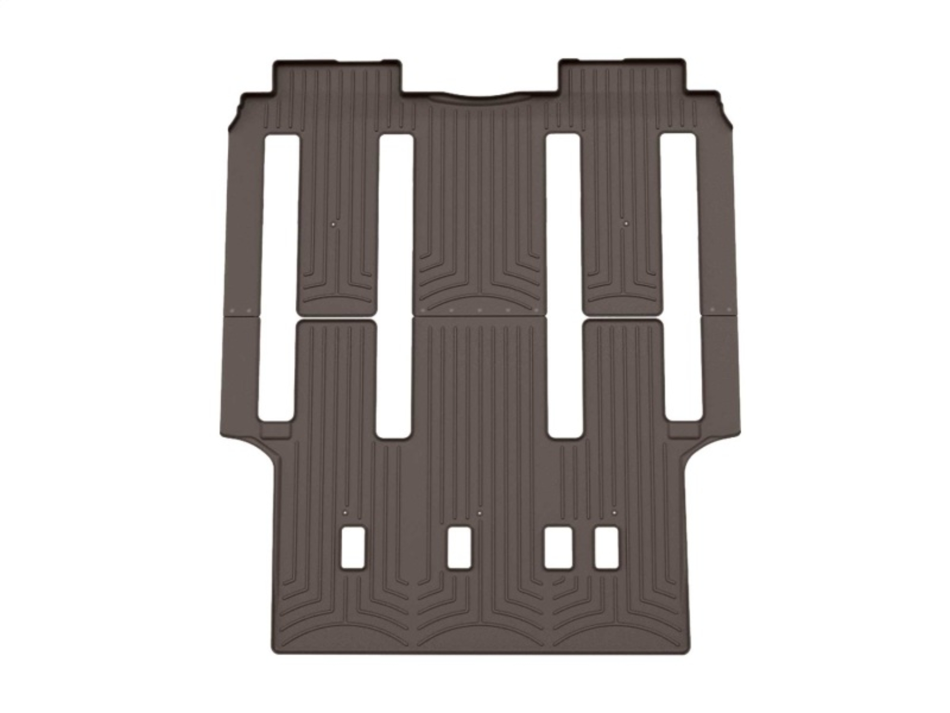Picture of WeatherTech 22-25 Kia Carnival 7 & 8-Passenger Rear FloorLiner HP - Cocoa