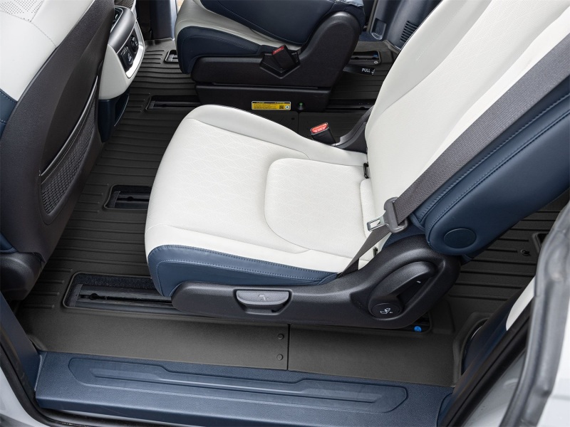 Picture of WeatherTech 22-25 Kia Carnival 7 & 8-Passenger Rear FloorLiner HP - Black