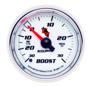 Picture of Autometer C2 52mm 30 PSI Mechanical Boost and Vacuum Gauge