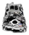 Picture of Performer RPM Small Block Chevy AIR-Gap Intake Manifold, Chrome Plasma finish