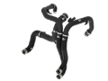 Picture of aFe 22-24 Ford Bronco Raptor V6-3.0L BladeRunner Aluminum Hot and Cold Charge Pipe Kit - Black