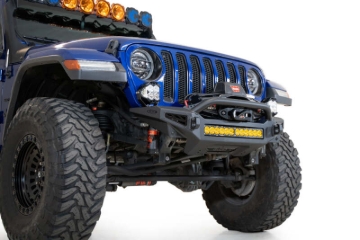 Picture of Addictive Desert Designs 18-23 Jeep JL/JT Rock Fighter Front License Plate Mount