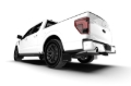 Picture of Rally Armor 21-26 Ford F-150 (Excl. Raptor) Black UR Mud Flap w/White Logo