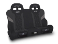 Picture of PRP Polaris RZR XCR Quick Release Rear Suspension Bench Seat Diamond Stich - Blk/Gray