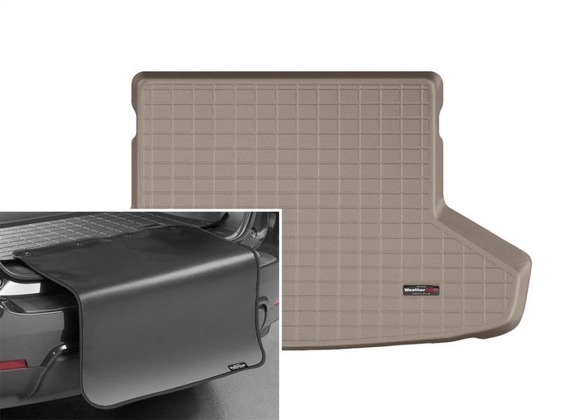 Picture of WeatherTech 12-16 Toyota Prius V Cargo Liner w/ Bumper Protector - Tan