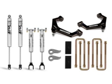 Picture of Cognito 20-24 Chevy Silv/Sierra 2500/3500HD 2/4WD 3in Perf Ball Joint Lvl Lift Kit w/ Fox PS 2.0 IFP