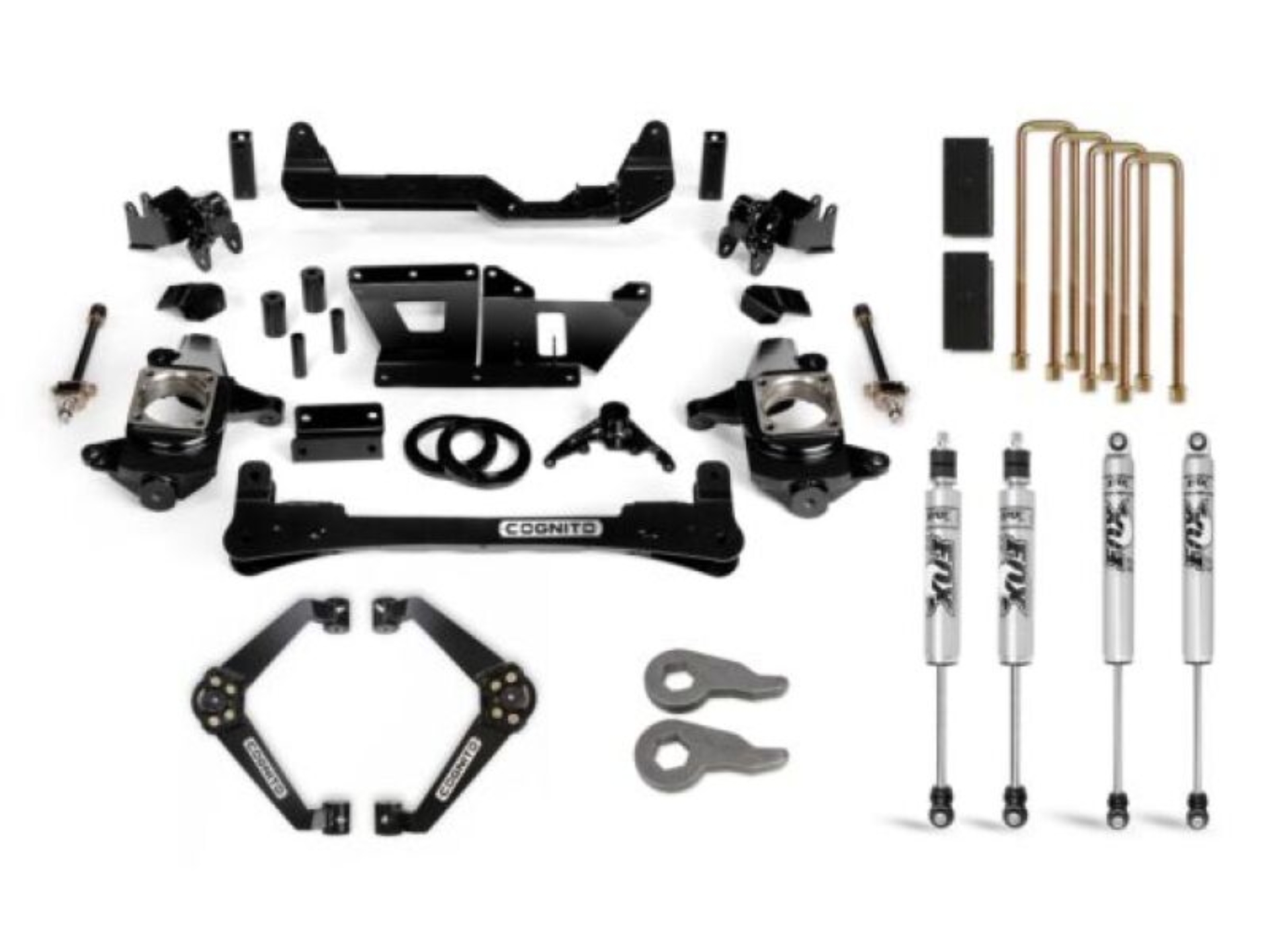 Picture of Cognito 01-13 Chevy/GMC Silverado/Sierra 2500/3500 HD 2WD/4WD 6in Std Lift Kit w/ Fox PS 2.0 IFP