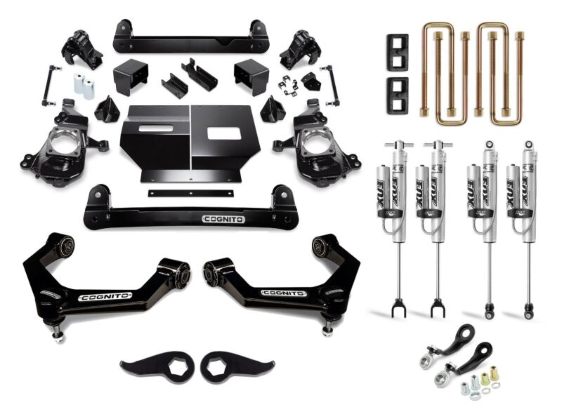 Picture of Cognito 20-24 Chevy/GMC Silv/Sierra 2500/3500 HD 2WD/4WD 5in Perf Lift Kit w/ Fox PSRR 2.0 Shocks