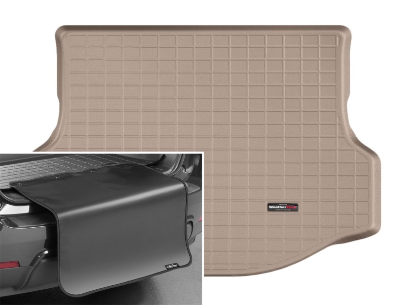 Picture of WeatherTech 13+ Toyota Rav4 Cargo Liner w/ Bumper Protector - Tan