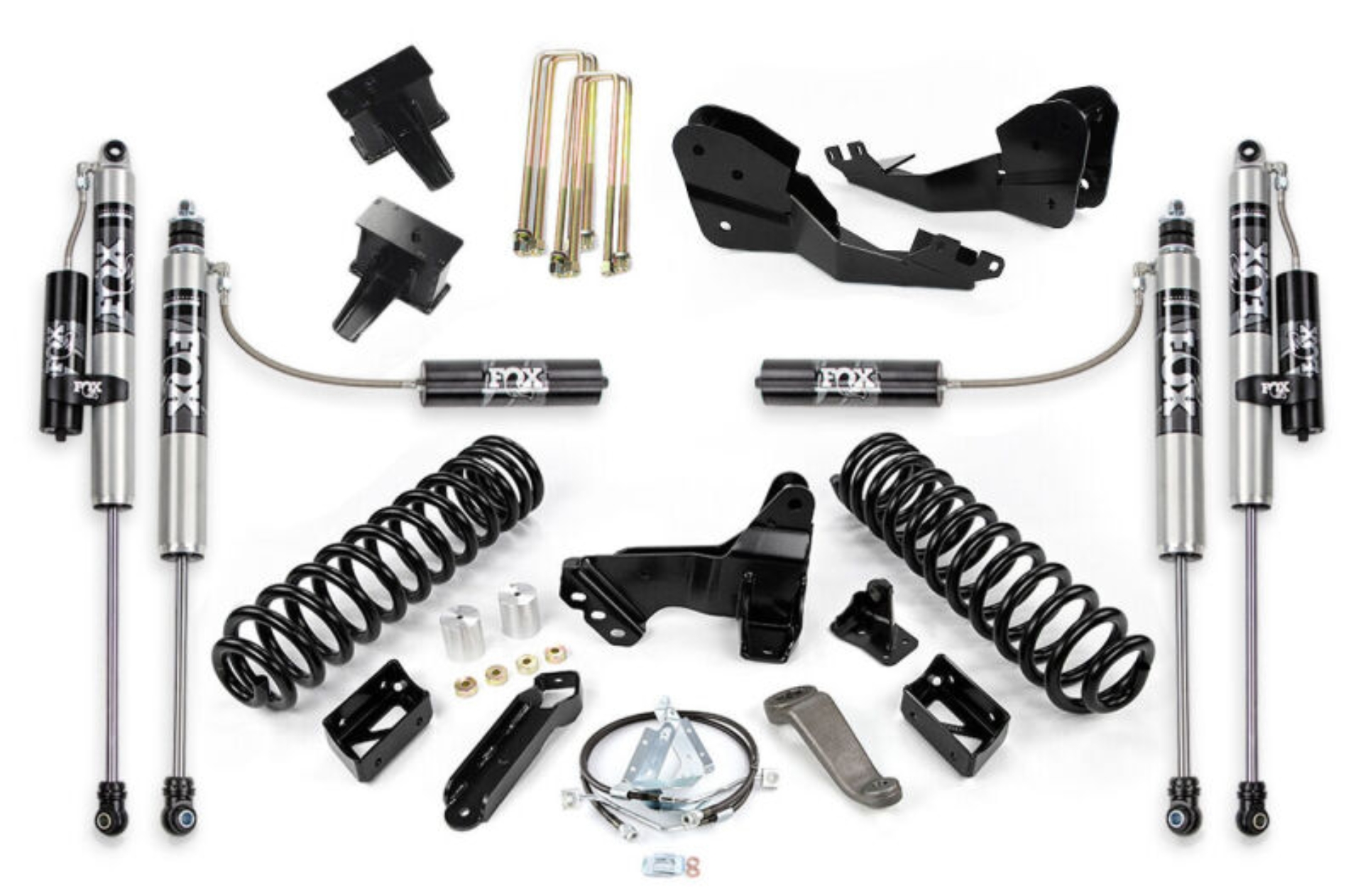 Picture of Cognito 17-22 Ford F-250/350 SD 4WD 4/5in Standard Lift Kit w/ Fox PS 2.0 PSRR Shocks