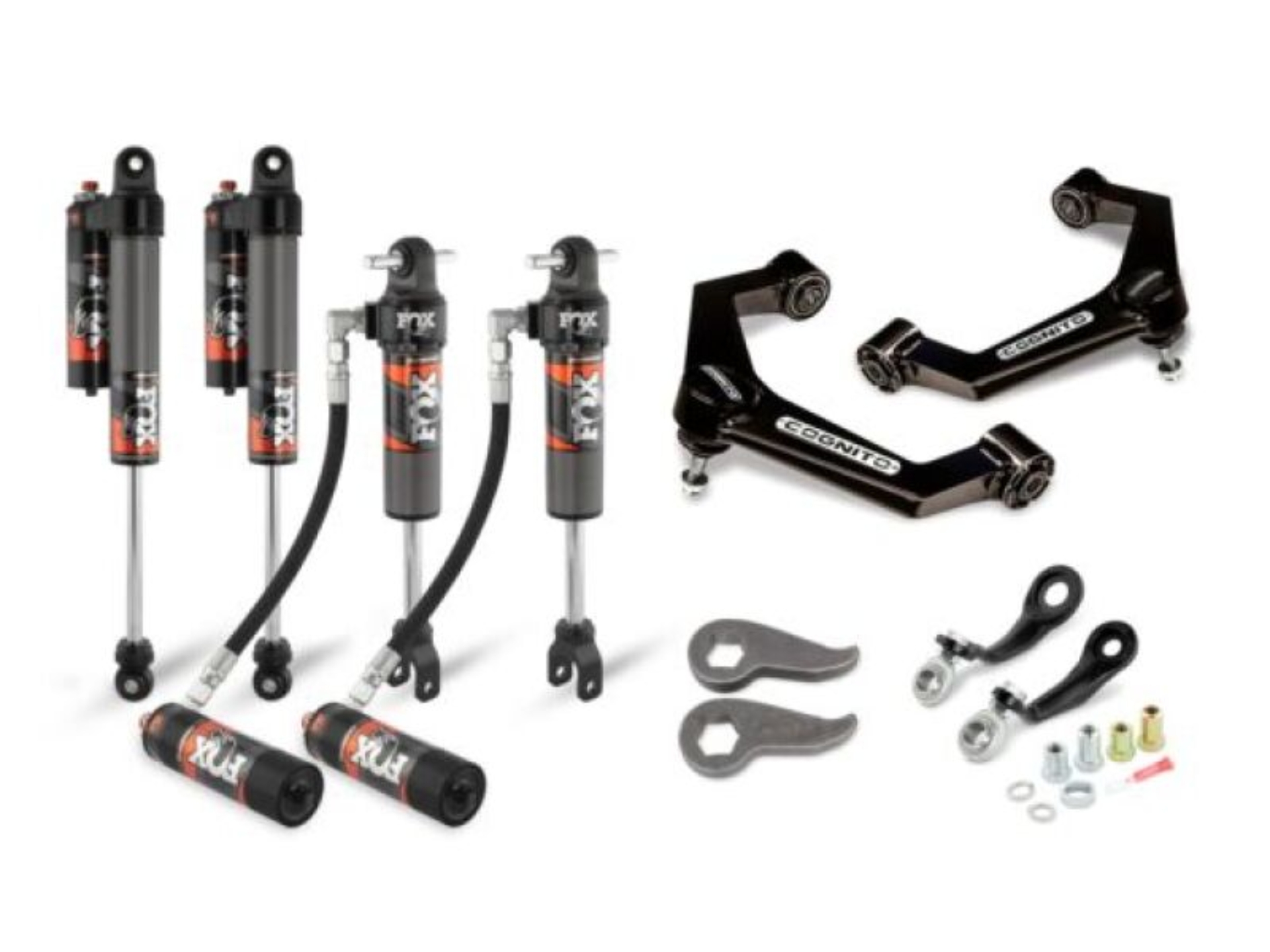 Picture of Cognito 11-19 Chevy Silv/Sierra 2500/3500HD 2WD/4WD 3in Elite Lvlng Kit w/ Fox 2.5 Elite Perf Series