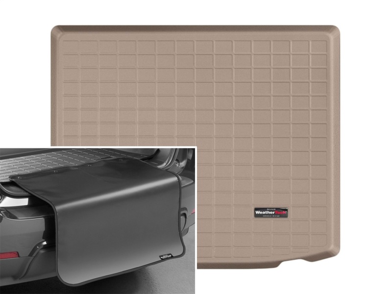 Picture of WeatherTech 14+ Jeep Cherokee Cargo Liner w/ Bumper Protector - Tan
