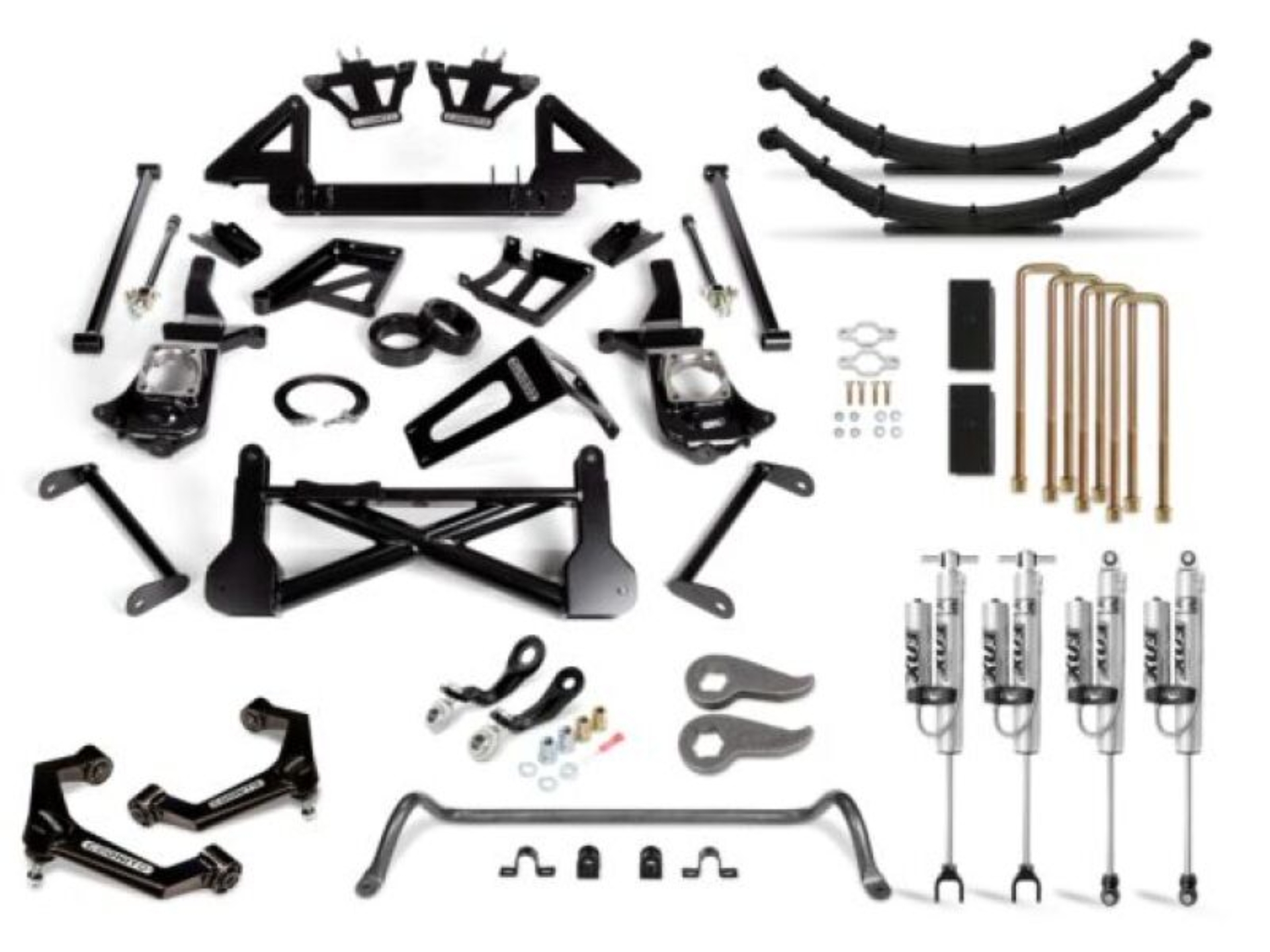 Picture of Cognito 11-19 Chevy/GMC Silverado/Sierra 2500/3500 HD 2WD/4WD 12in Perf Lift Kit w/ Fox PSRR 2.0