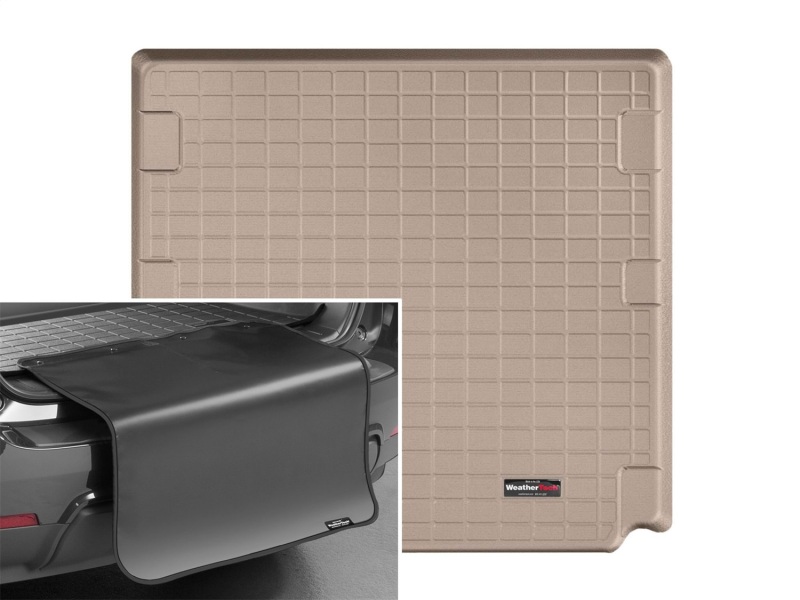 Picture of WeatherTech 07-13 BMW X5 Cargo Liner w/ Bumper Protector - Tan