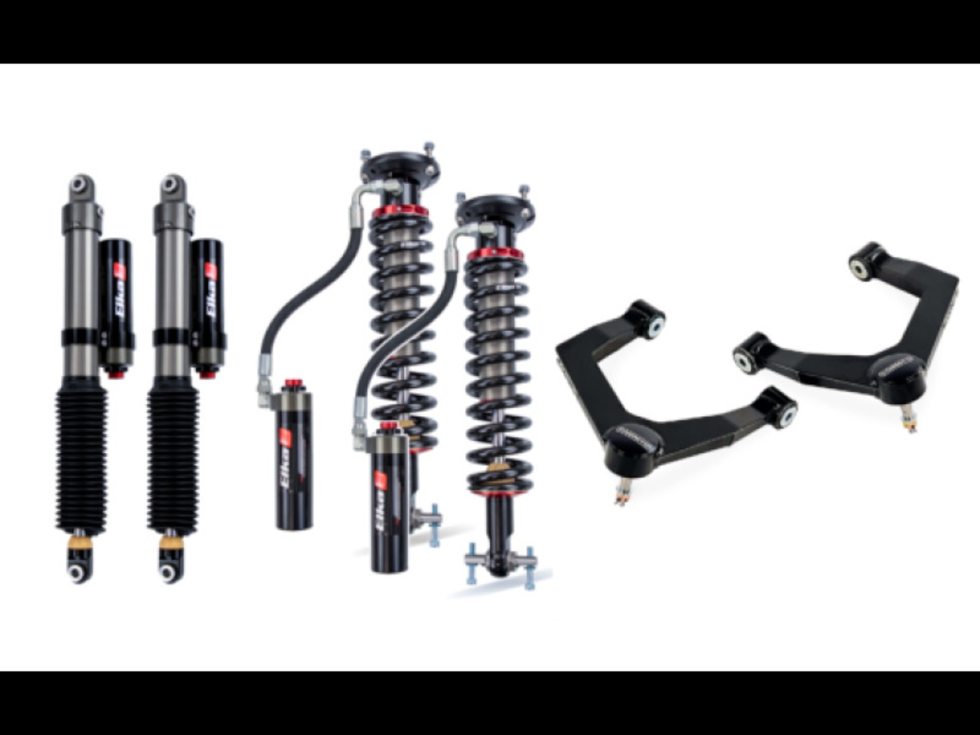 Picture of Cognito 19-24 Chevy/GMC Silverado/Sierra 1500 4WD 1in Elite Leveling Kit w/ Elka 2.5 Shocks