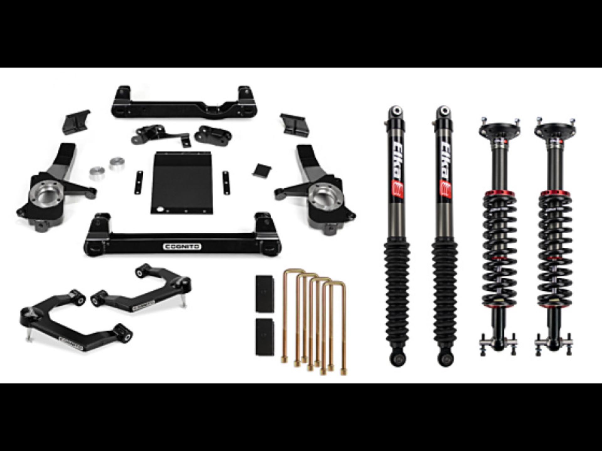 Picture of Cognito 19-24 Chevy/GMC Silverado/Sierra 1500 2WD/4WD 6in Perf Lift Kit w/ Elka 2.0 IFP Shocks