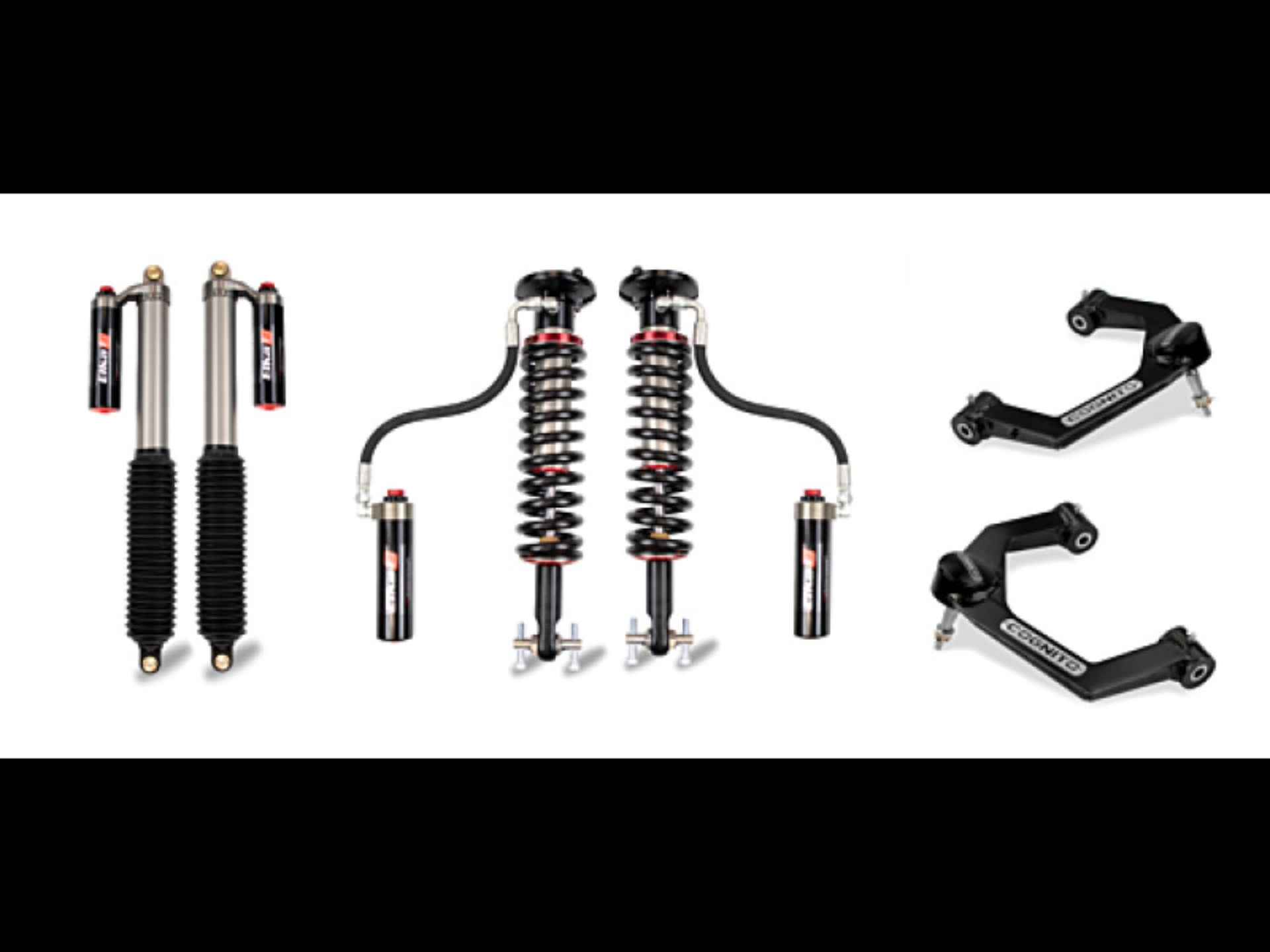 Picture of Cognito 15-20 Ford F-150 4WD 2.5in Elite Leveling Kit w/ Elka 2.5 Reservoir shocks