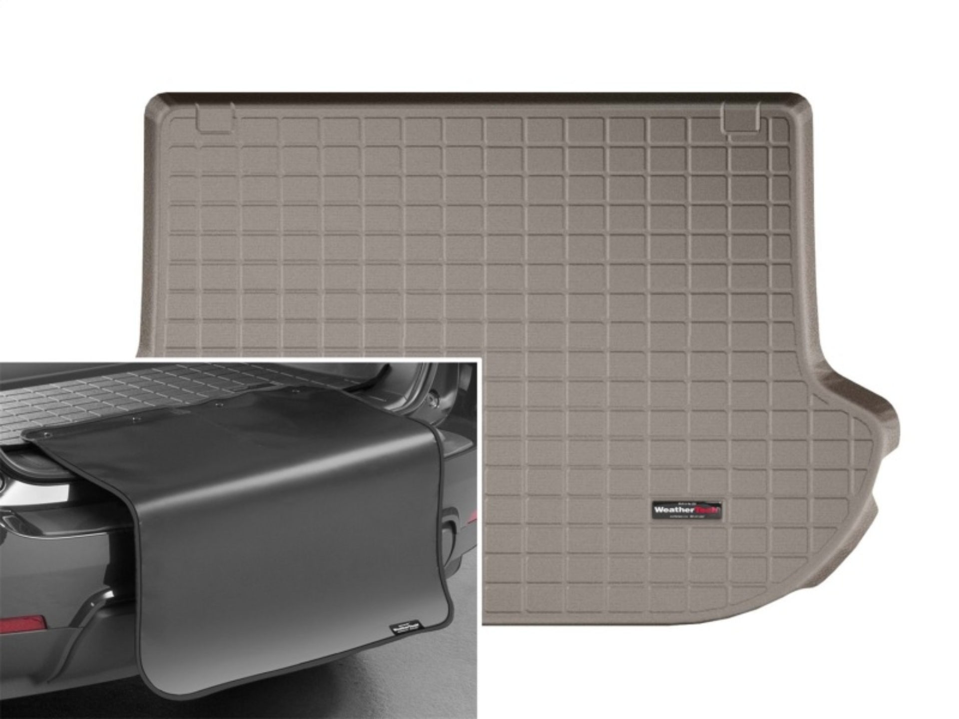 Picture of WeatherTech 15+ Nissan Murano Cargo Liner w/ Bumper Protector - Tan