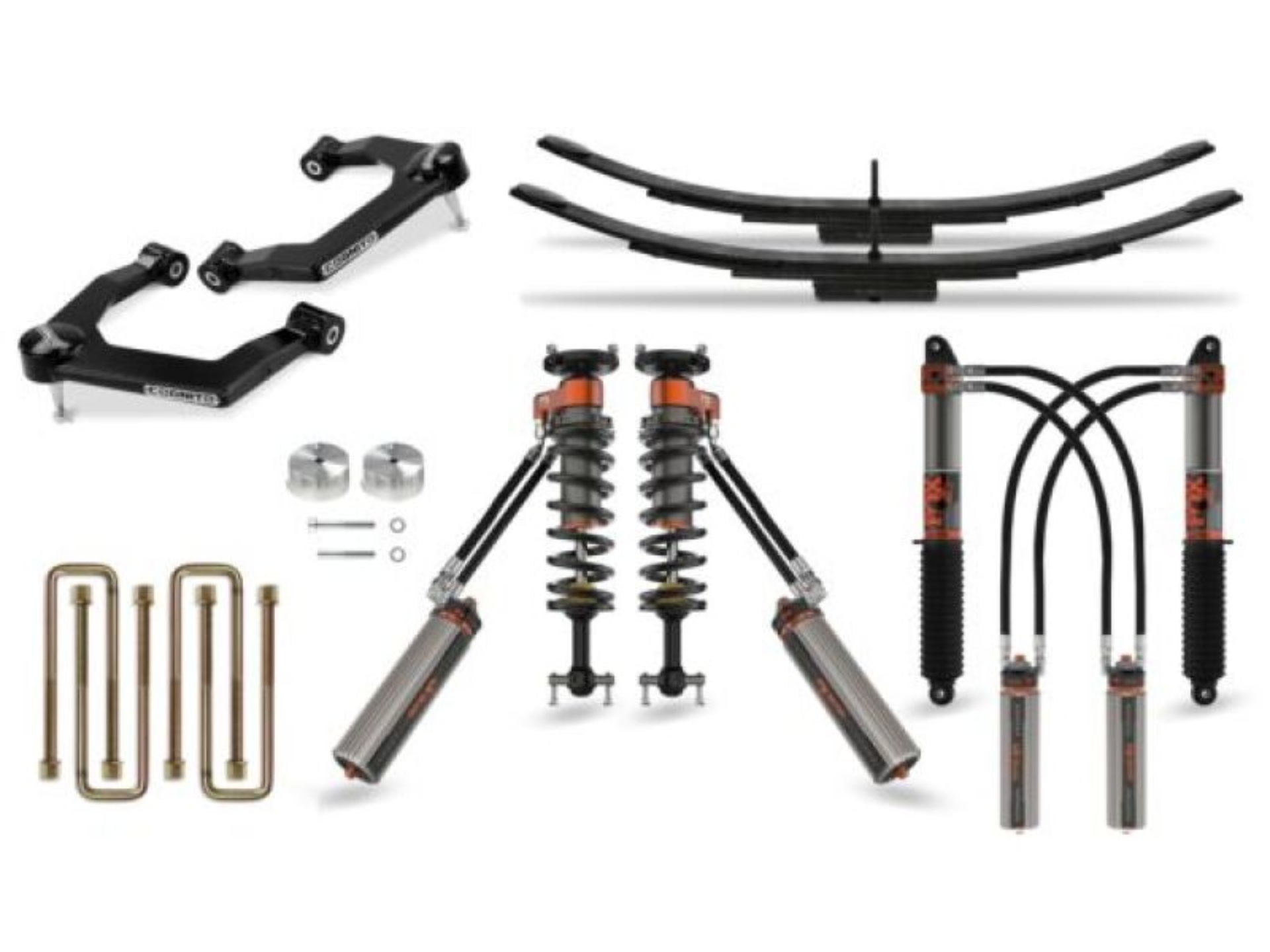 Picture of Cognito 19-24 Chevy/GMC Silv/Sierra 1500 Ultimate Leveling Kit With Fox FRS 3.0 IBP Shocks 3-Inch