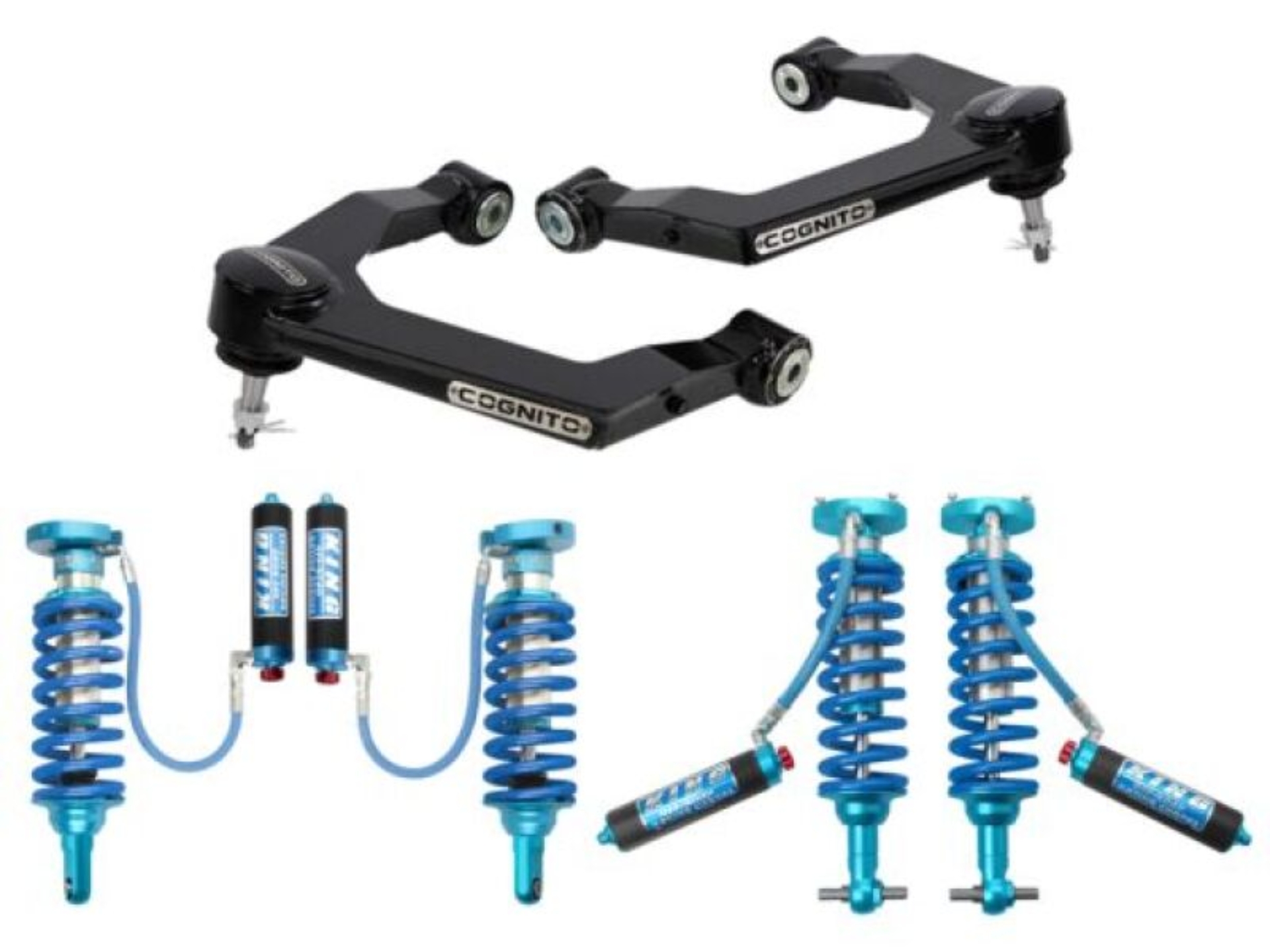 Picture of Cognito 21-24 Chevy/GMC Yukon/XL/Tahoe/Suburban (w/o Air Ride) 3in Elite Leveling Kit w/ King 2.5