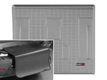 Picture of WeatherTech 07-14 Cadillac Escalade Cargo Liner w/ Bumper Protector - Grey