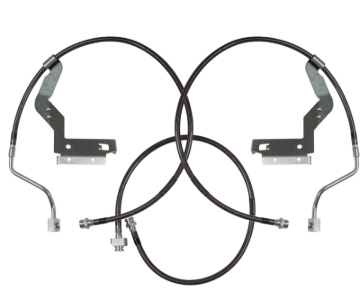 Picture of Carli 08-10 Ford F250/350 SD Hardware Braided Brake Lines 4.5in System