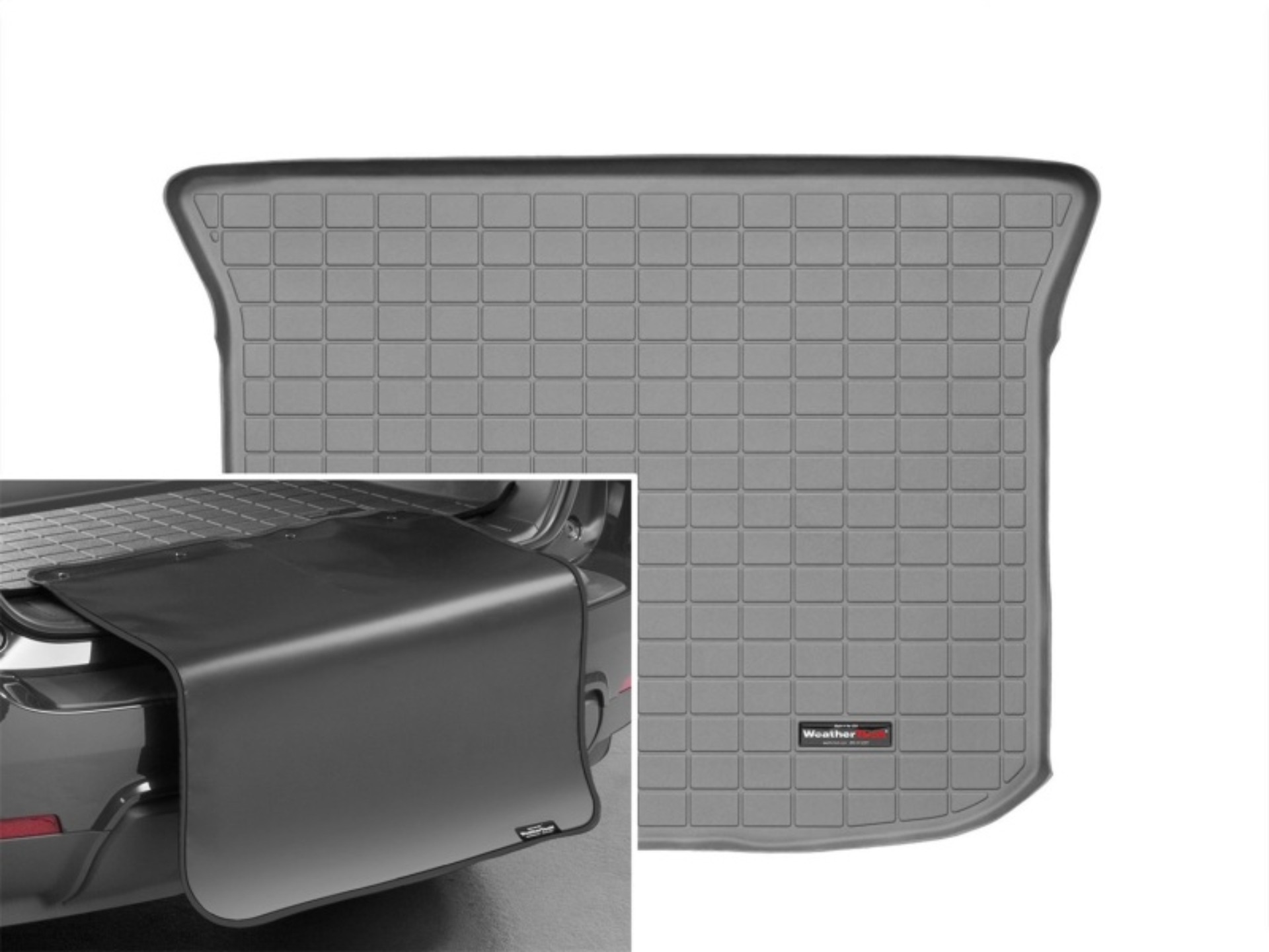 Picture of WeatherTech 07-12 Ford Edge Cargo Liner w/ Bumper Protector - Grey