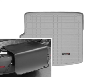 Picture of WeatherTech 10+ Mercedes-Benz GLK-Class Cargo Liner w/ Bumper Protector - Grey