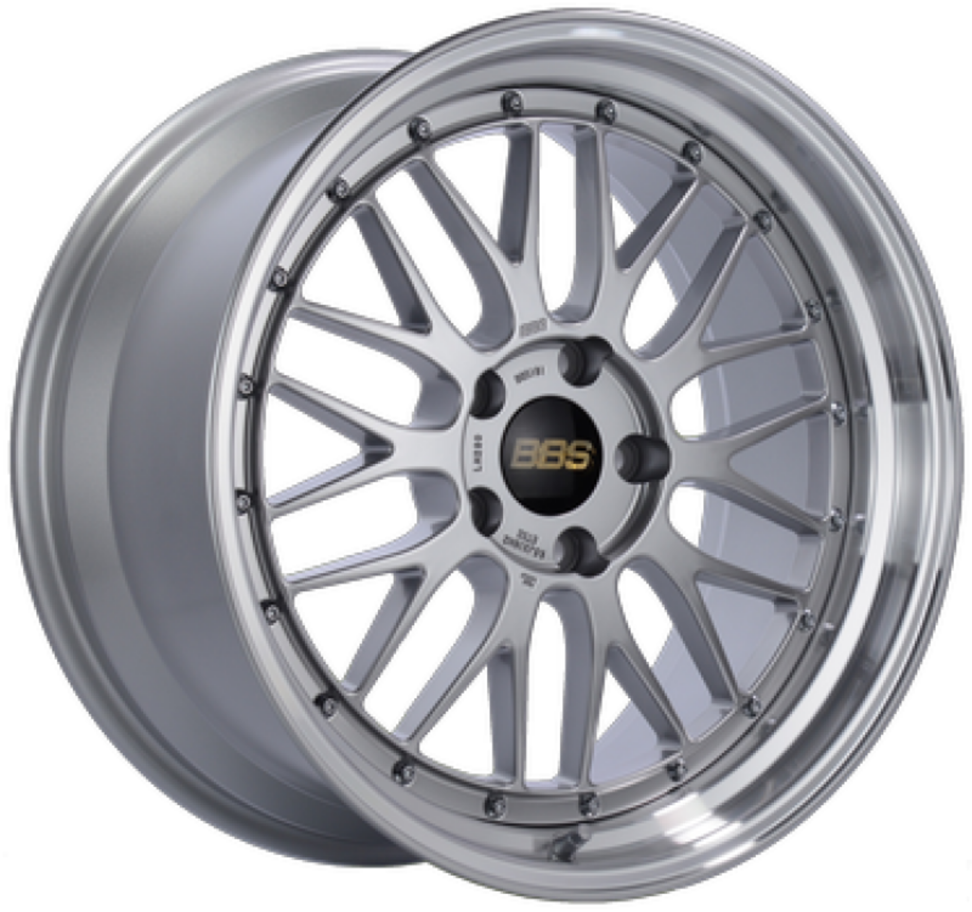 Picture of BBS LM 20x9.5 5x112 ET38 PFS Diamond Silver Center Diamond-Cut Rim Wheel - PFS/Clip Req